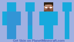 blue herobrine Minecraft Skin