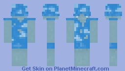 Blue Mushroom Skin Minecraft Skin