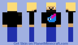 ME WITH MR BEAST MERCH Minecraft Skin