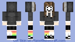 mask girl Minecraft Skin