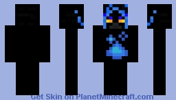 blue fire Minecraft Skin