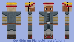 Medieval Wool Courier Man Minecraft Skin