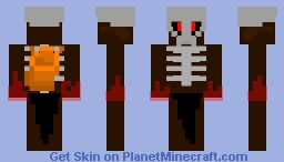 Wendigo/deformed elf Minecraft Skin