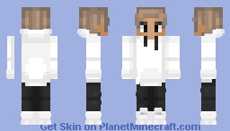 white purpled Minecraft Skin