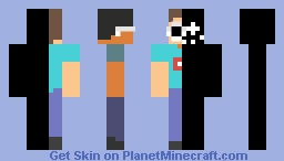 Half Corrupted GeorgeNotFound Minecraft Skin