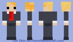 8-bits Donald trump Minecraft Skin