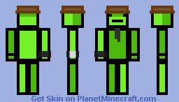 Lime wave Minecraft Skin