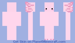 Cute Axolotl boi Minecraft Skin