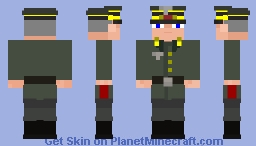 Wehrmacht General Minecraft Skin