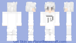 White boy with itzdevvy merch Minecraft Skin