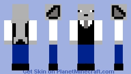 The G.W.S.S (Great White Suited Shark) Minecraft Skin
