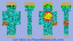 Red Jacket Monster for lunar client when 3d skin is turn ON Minecraft Skin