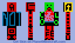 Mega Killed Man Minecraft Skin