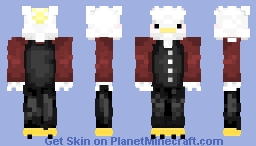 Cockatoo in a suit :) Minecraft Skin
