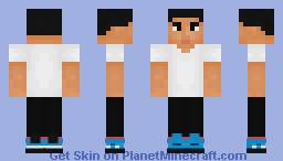 Me in Travis Scott Jordan 4's Minecraft Skin