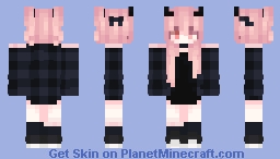 Cute demon girl Minecraft Skin