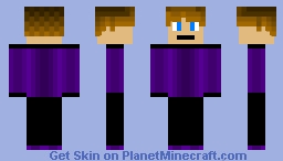 Purple/Black 2.0 Minecraft Skin