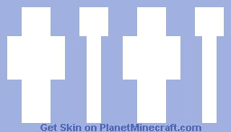 withe Minecraft Skin