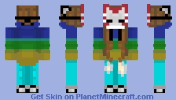 Masked Girl Minecraft Skin