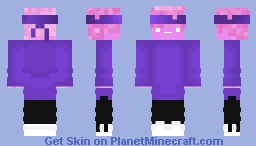 purple ninja Minecraft Skin