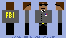 Fbi Agent Minecraft Skin
