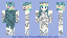 Ghost Flower Girl Minecraft Skin