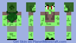 Humanized Bulbasaur Minecraft Skin