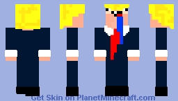 donald trump Minecraft Skin