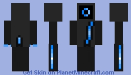 Blue Android Minecraft Skin