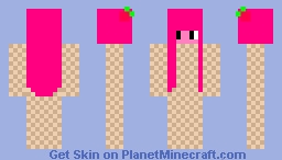strawberry ice-cream girl Minecraft Skin
