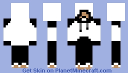 the white jacket boy Minecraft Skin
