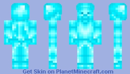 Final V of blue steve Minecraft Skin