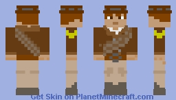 Scout with rope Minecraft Skin
