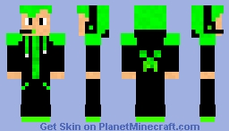 Lime gamer Minecraft Skin