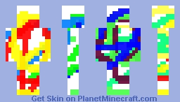 Rainbow skin Version 1 Minecraft Skin