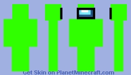 among us green Minecraft Skin