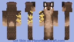 Coffee Brown Elyjah Fox Minecraft Skin