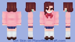 Momo Ayase - Dandadan Minecraft Skin