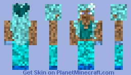 blue mall Minecraft Skin