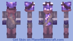 Steampunk Amethyst Fox Minecraft Skin