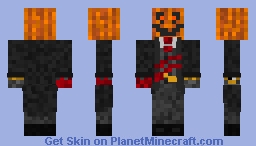 Pumpkin Head Minecraft Skin