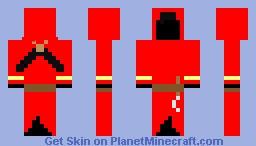 The red Reapar Minecraft Skin