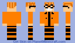 orange (good side) Minecraft Skin