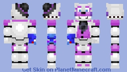 Funtime Freddy V2 (Fnaf Sister Location) -HAS BEEN UPDATED) Minecraft Skin