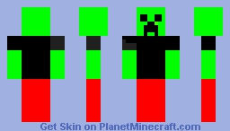 creeper man Minecraft Skin