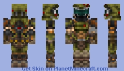 Doom guy v1 Minecraft Skin