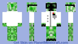 Nerd Creeper Minecraft Skin