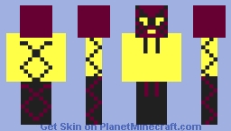 Black/Yellow/Pink 2.0 Minecraft Skin