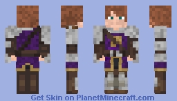 Silvermoor Knight template by bobbobly Minecraft Skin