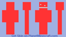 unbas but red Minecraft Skin